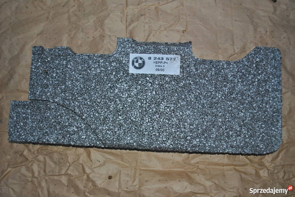 Wygłuszenie podłogi wypełniacz BMW E46 CABRIO Poręba