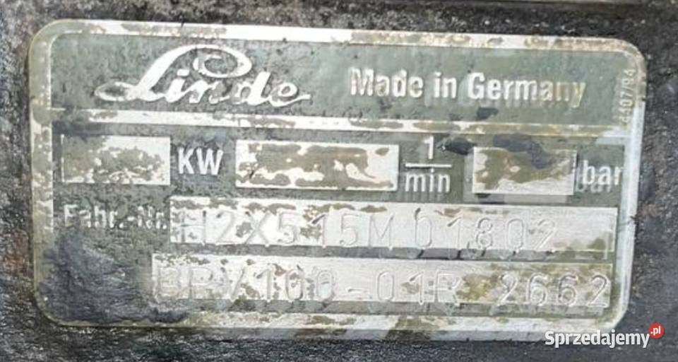 Linde BPV10001R 2662 Pompa hydrauliczna do Poznań