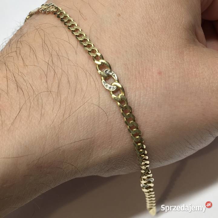 Złota BRANSOLETKA damska 585 14K cudowna mazowieckie Warszawa
