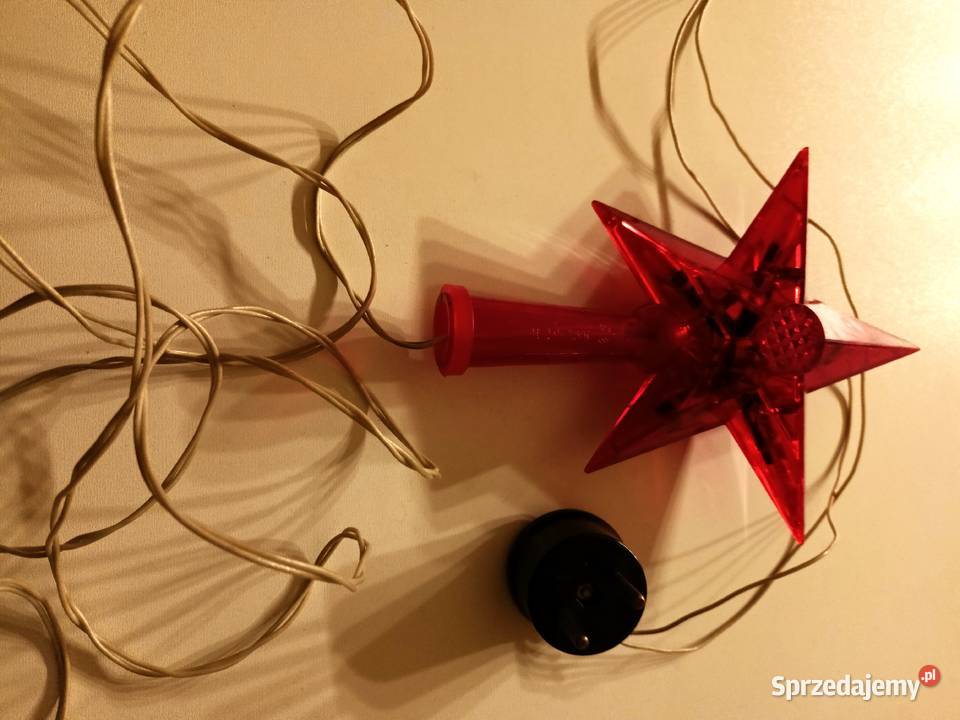 Gwiazda Bożenarodzeniowa z PRL vintage