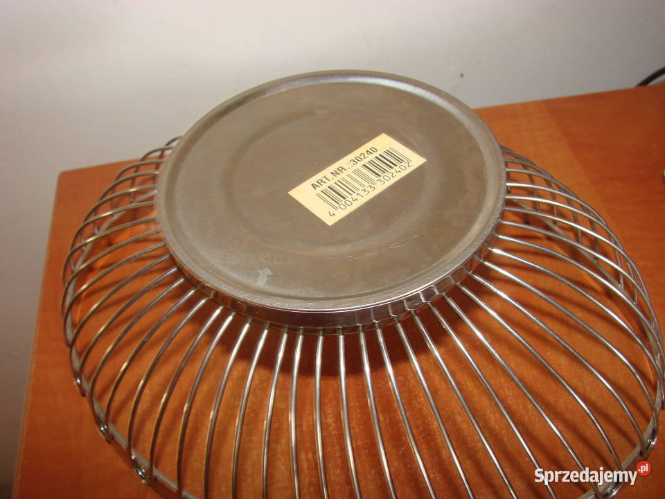 metalowy koszyk na owoce