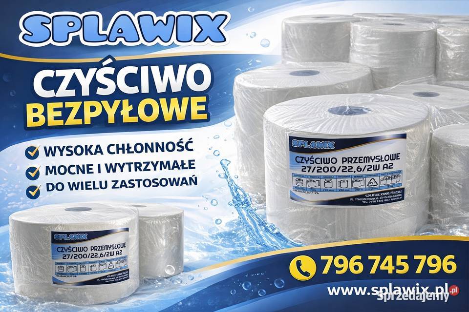 Czysciwo bezpyłowe 200 metrów big rolka 2 atest