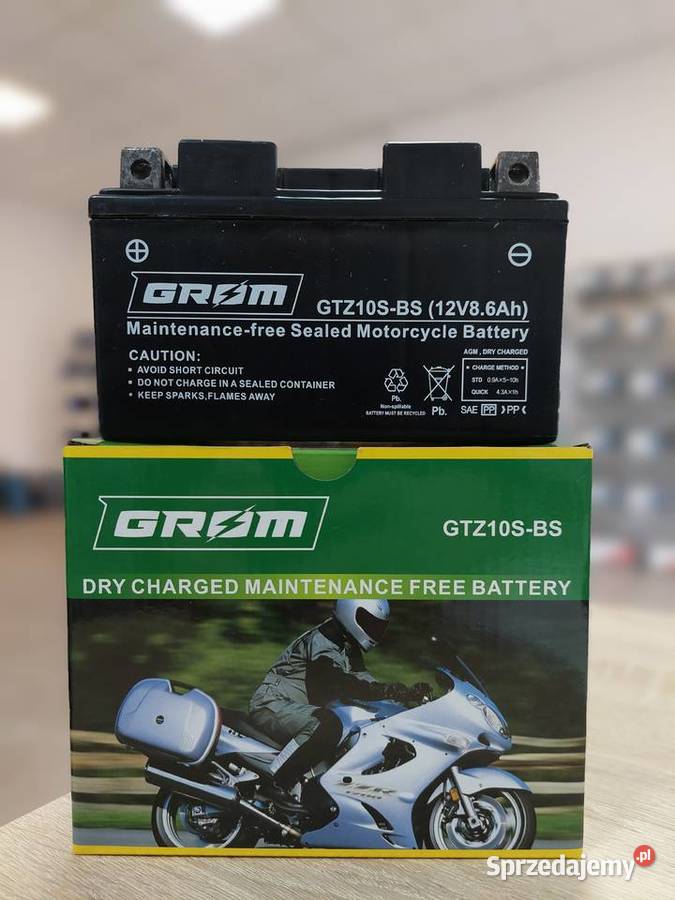 Akumulator motocyklowy GROM YGTZ10SBS 12V 86Ah Sosnowiec