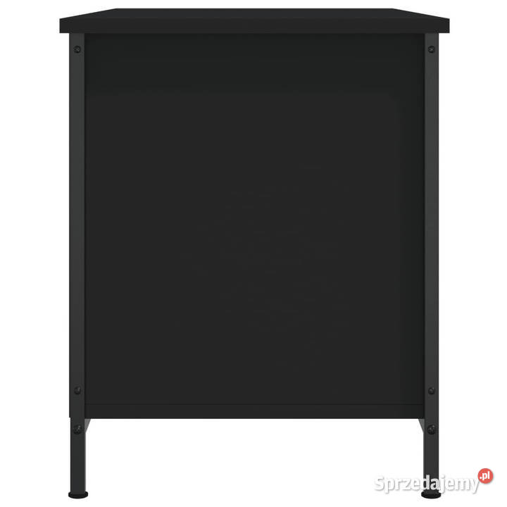 Szafka pod TV czarna 80x40x50 materiał RTV Warszawa