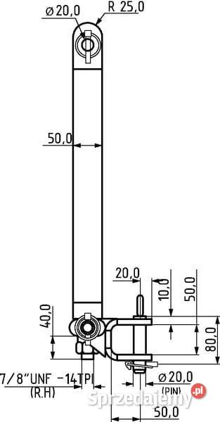 TUZ z zaczepem kat 1 TL150881 Kamionna