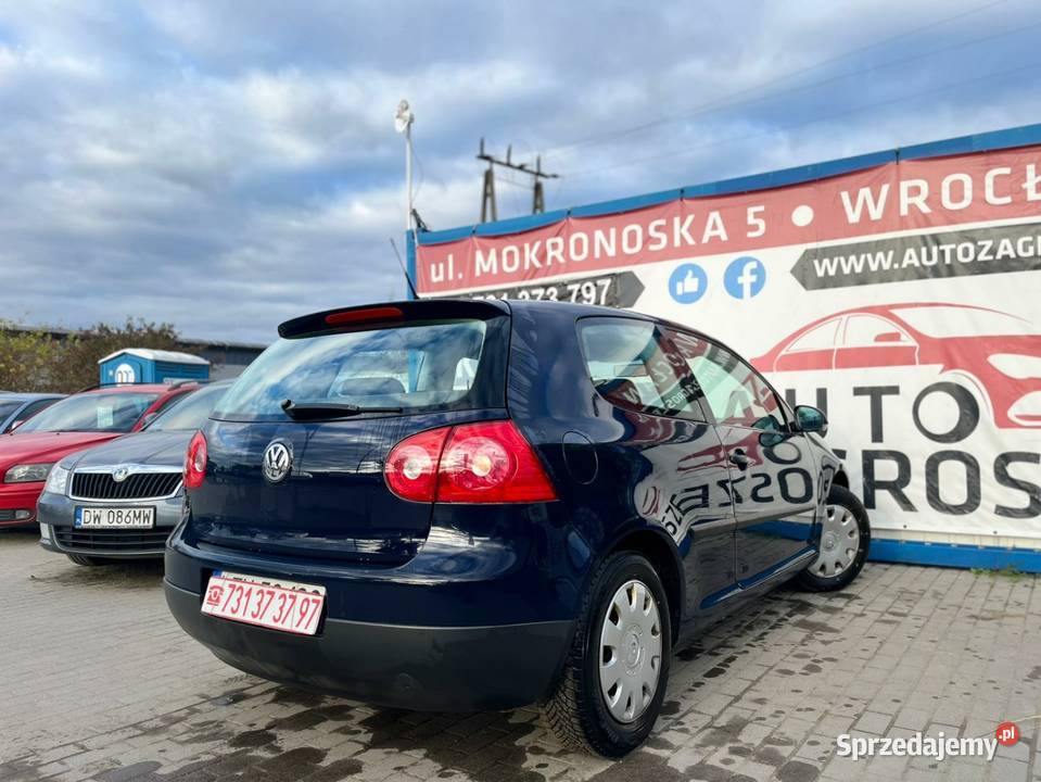 Volkswagen Golf V 14 Benzyna 2008 Klimatyzacja 1400cm3 Wrocław sprzedam