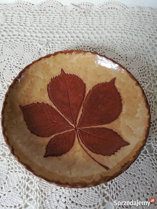 Patera brązowy liść Gorlice