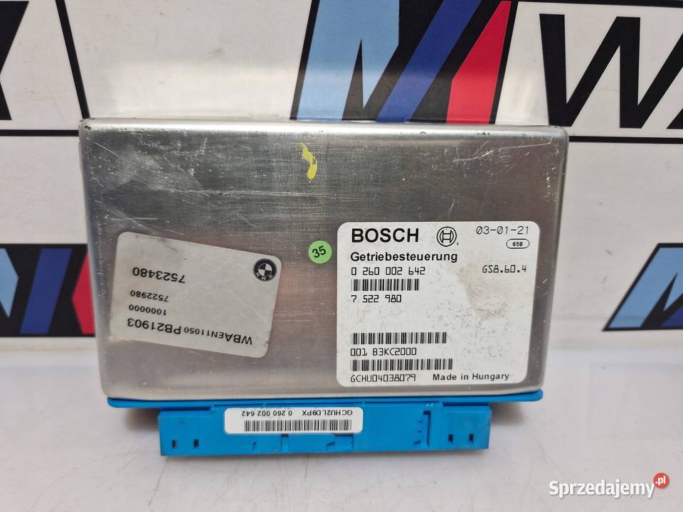 BMW E46 MODUŁ STEROWNIK KOMPUTER SKRZYNI 7522980 osobowe dolnośląskie