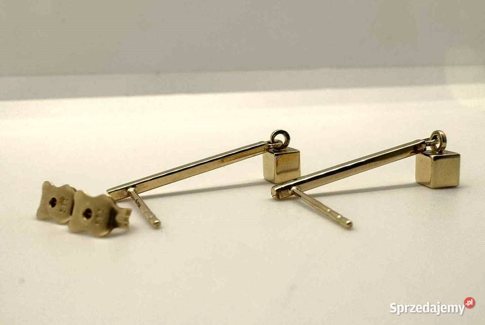 Złote Kolczyki pr 585 147g warmińsko-mazurskie Elbląg