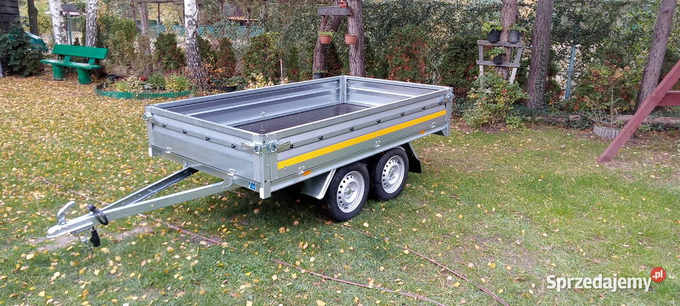 Nowa przyczepa DMC 750 Beyerland Ludowinka
