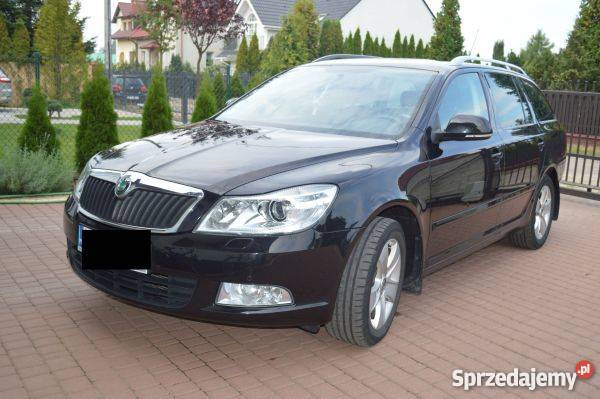 Skoda OCTAVIA 18 TSI 2010 Elegance czarna bogate łódzkie Rawa Mazowiecka sprzedam