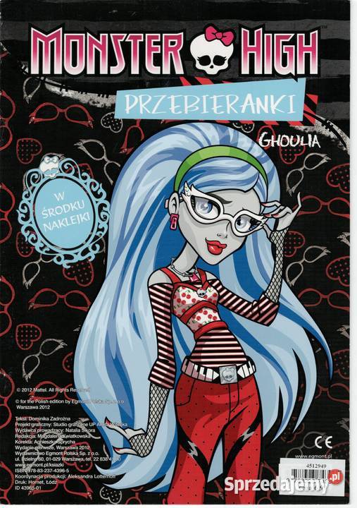 MONSTER HIGH Przebieranki FRANKIE GHOULIA Warszawa