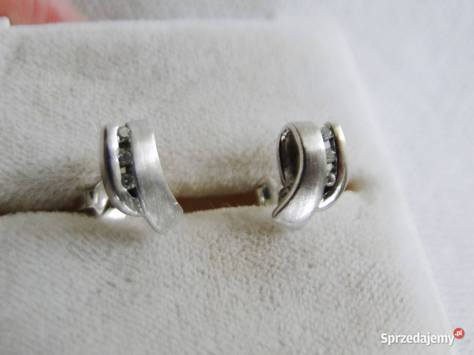 Nietuzinkowe subtelne kolczyki srebro 925 Warszawa