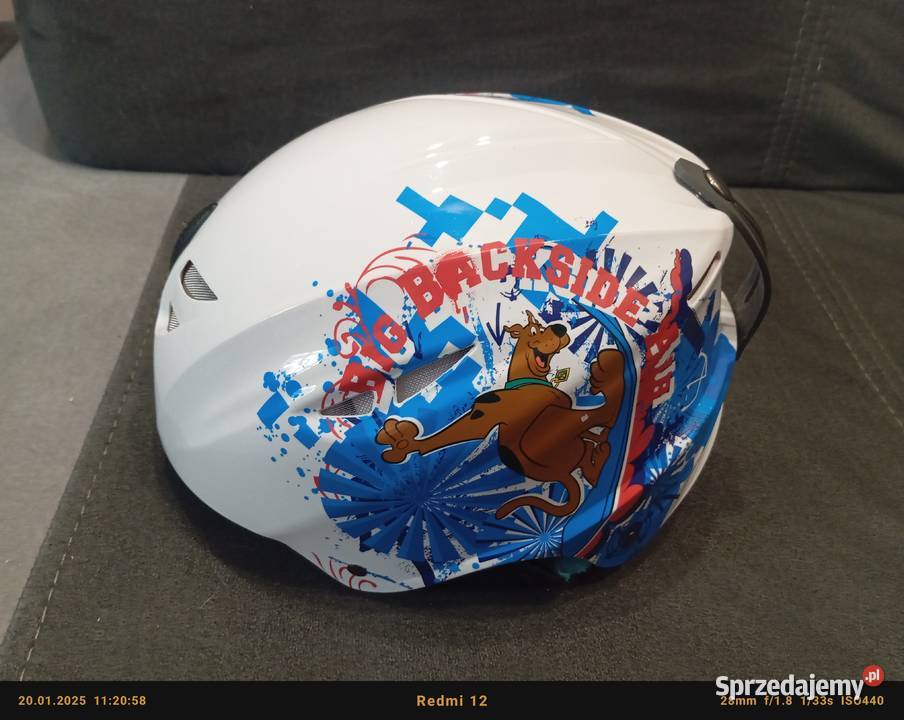 Sprzedam kask narciarski z motywem ScoobyDoo