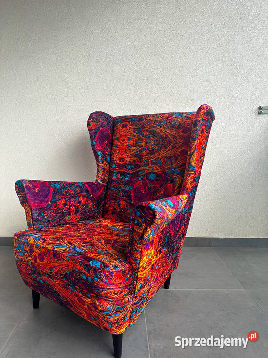 Fotel Uszak Wzorzysty Lawa Różne Kolory Dostawa wielkopolskie Tarchały Małe