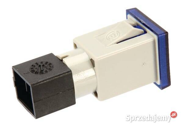 Kontrolka kwadratowa 1224V niebieska przykręcana
