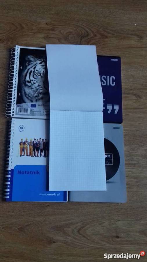 Zeszyty w kratkę 5 sztuk Iława