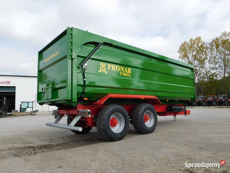 Przyczepa skorupowa rolnicza Pronar T700XL 147T nieuszkodzony Sulejów