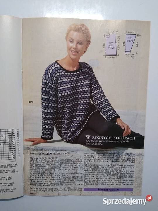 Mała Diana 11121999 Robótki na drutach Czasopisma pomorskie Gdańsk