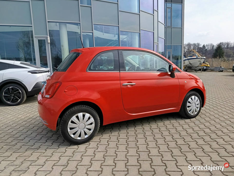 Fiat 500 Lounge 12 69 serwisowany panorama VAT23 centralny zamek Nowy Sącz