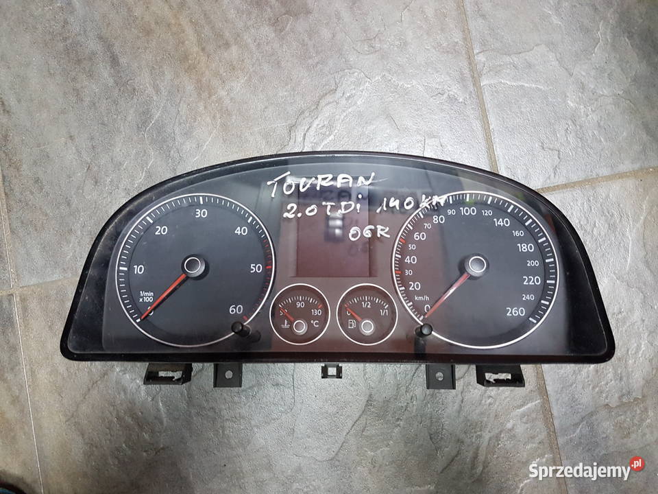 VW TOURAN I 20 TDI LICZNIK ZEGAR 1T0920871A