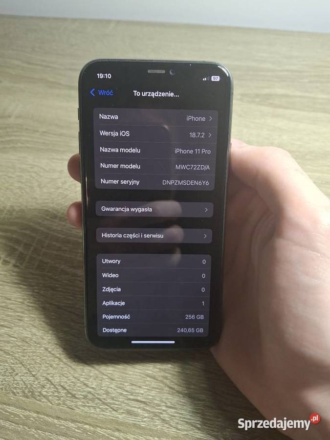 iPhone 11 Prp 256GB Stan Szary Czarny Warszawa