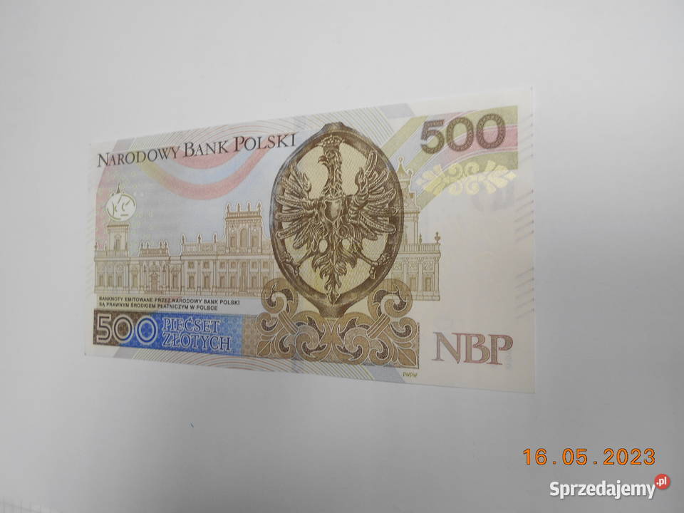 Banknot 500 seria AA