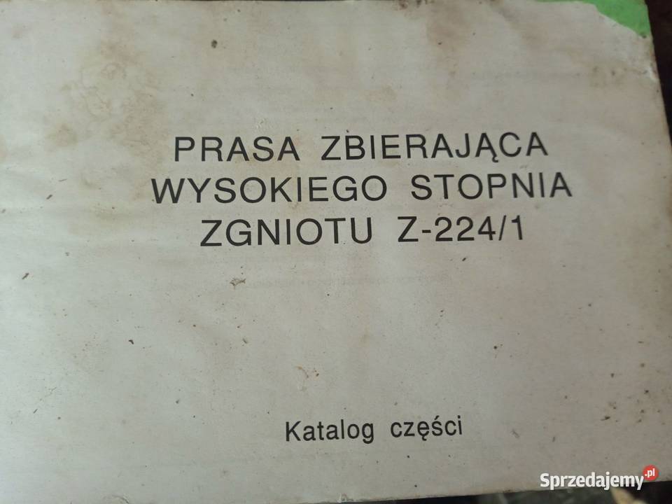 Sprzedam zamienię prasę kostkującą Sipma Kostkujące Maszyny rolnicze świętokrzyskie