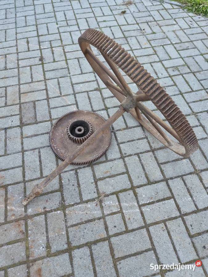Koła zębate maszyna młockarnia kierat konny
