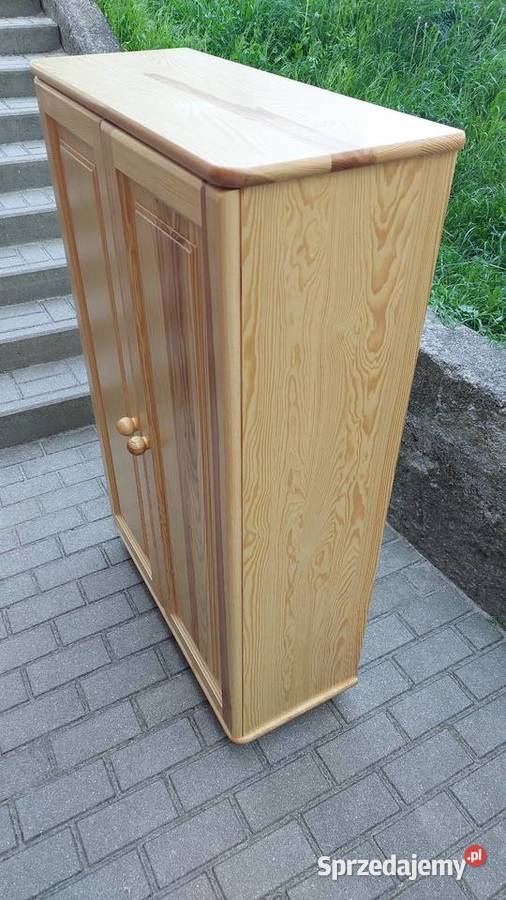 Komoda dwudrzwiowa z półkami Komody
