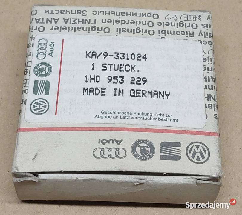 MIKROSTYK MIKROPRZEŁĄCZNIK ZAMKA KLAPY VW GOLF 3 Wyposażenie wnętrza Mielęcin