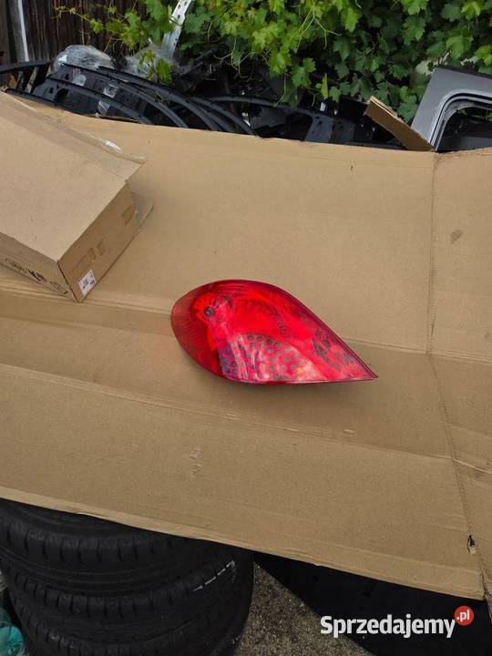 Lampa lewa lewy tył tylna Peugeot 207 CC 6350CE Części samochodowe