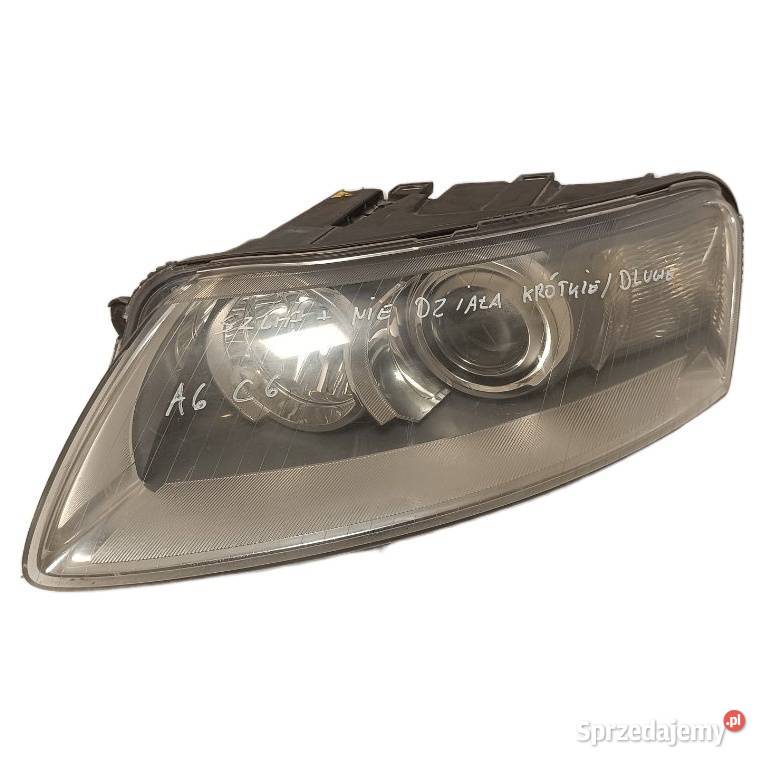 Lampa lewa przód ksenon Audi A6 C6 przedlift Lampy przednie