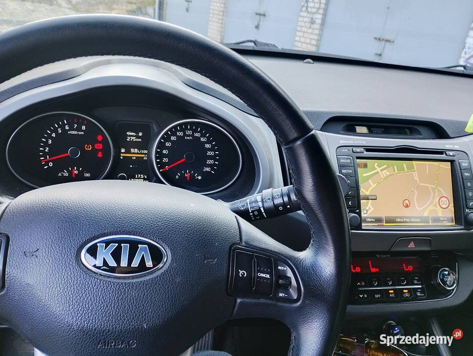 Kia Sportage wielofunkcyjna kierownica Żerdź