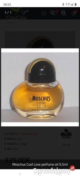 Perfumy moschus cool love Drozdówka