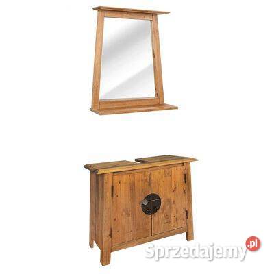 vidaXL Zestaw mebli do łazienki lite drewno Warszawa sprzedam
