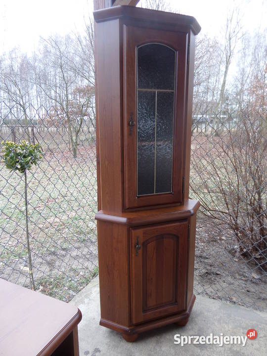 witryna narożna BAWARIA stan wysyłka dowóz Kredensy i witryny Buczek