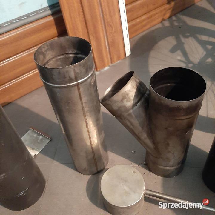 przyłącze spalinowe kotła CO z kominem Różan