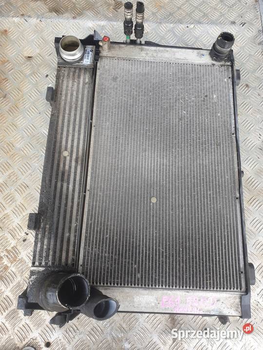 CHŁODNICA WODY KLIMATYZACJI INTERCOOLER BMW E60 osobowe Głogówek