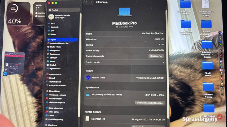 MacBook Pro 13 M2 2022 Kamera