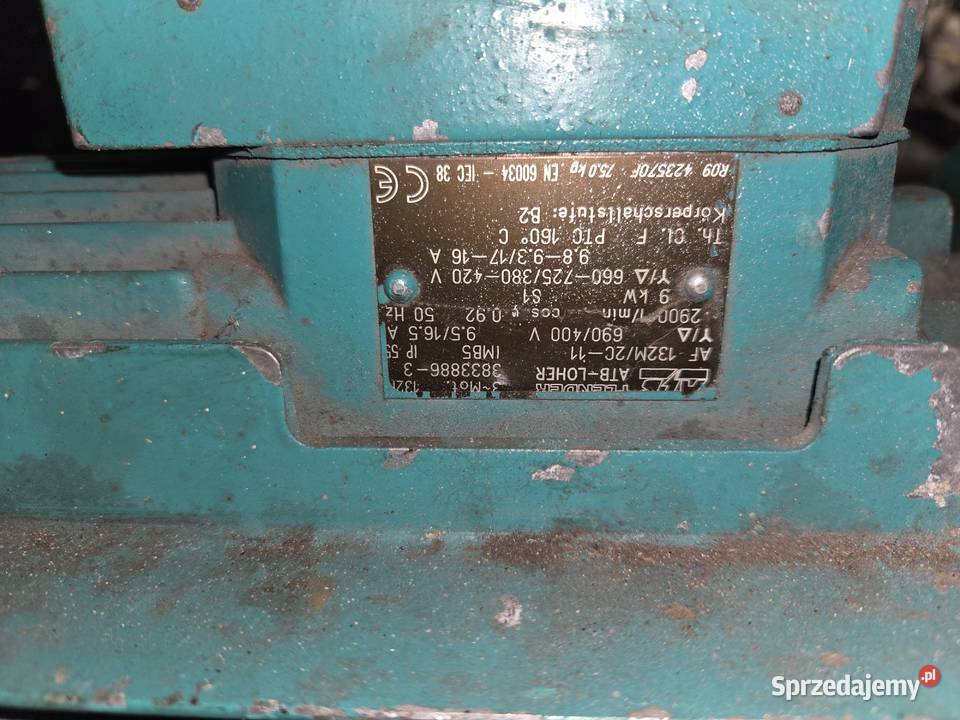 Pompa do wody z silnikiem 9kw Pozostałe sprzedam