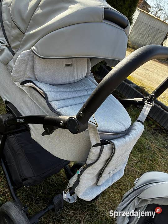 wózek Bebetto Torino model 05 jasny szary 2w1 Pisarzowice