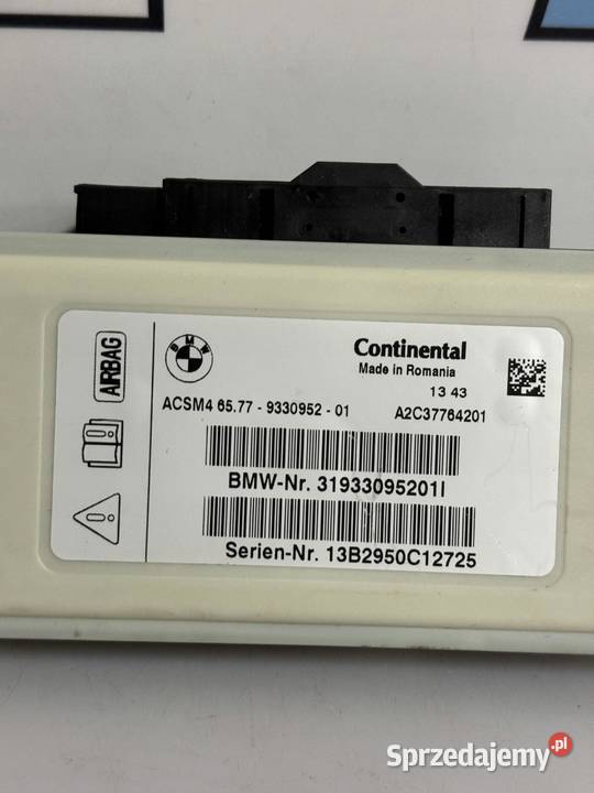 BMW F07 F10 F11 F34 MODUŁ STEROWNIK PODUSZEK dolnośląskie
