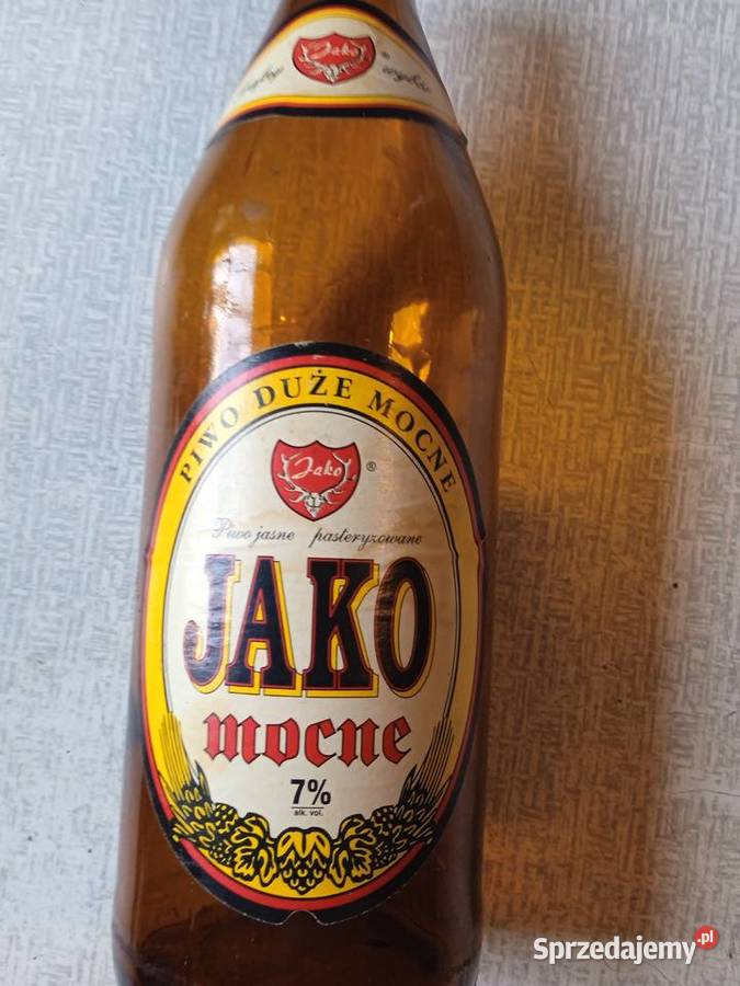 Butelka 05 l piwa Jako Mocne 7 2003 r Koźminek
