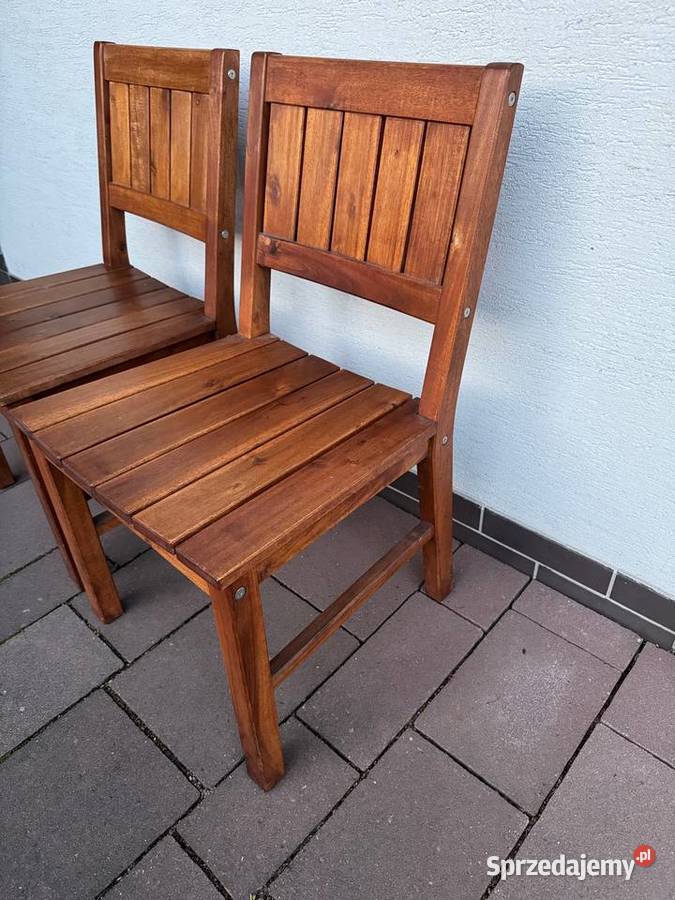 Krzesła ogrodowe tarasowe kuchenne IKEA PPLAR Dąbie