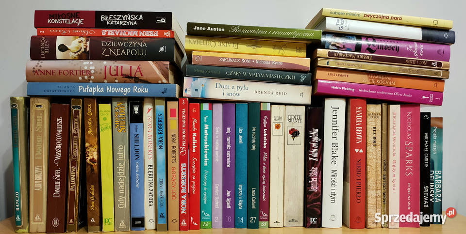 Zestaw 47 książekromansów Roberts Steel Quick Proza i poezja Sosnowiec