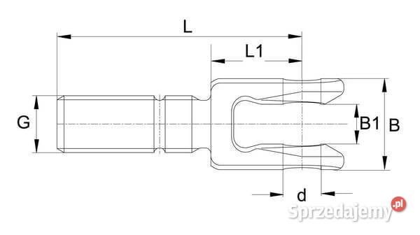 Widełki stabilizatora M30 308817 Pozostałe Kamionna