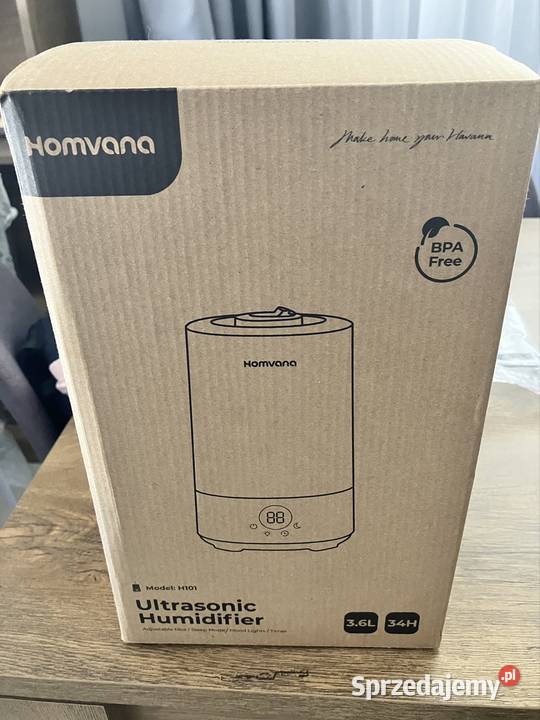 Nawilżacz powietrza Homvana H101 36L Ultrasonic Warszawa sprzedam