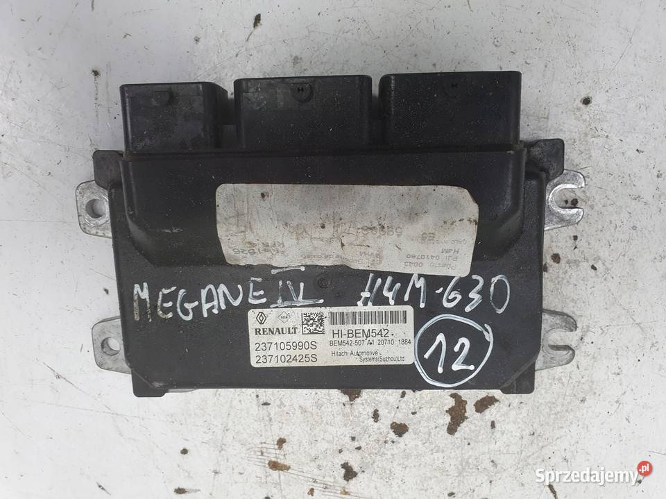 Renault Megane IV 16 STEROWNIK SILNIKA komputer Komputery lubelskie Rudka