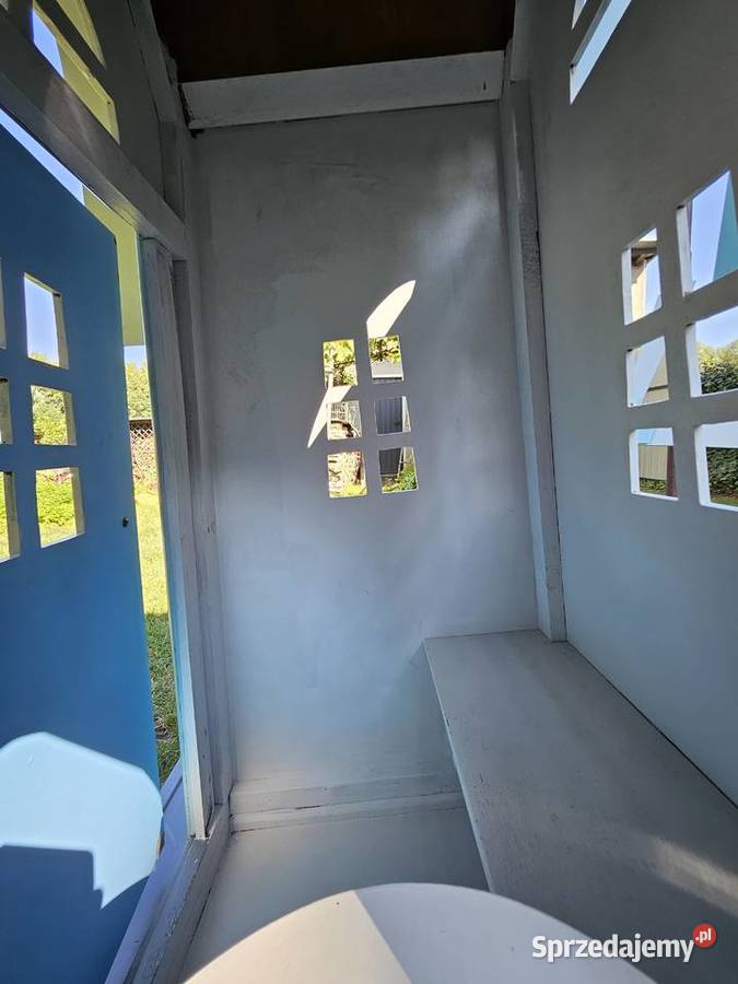 Wiatrak ogrodowy drewniany domek dzieci duży lubelskie Lublin